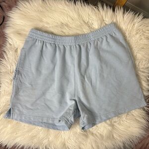 Reflex Blue Athletic Shorts Elastic Waistband